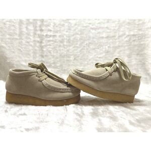 Vintage Willits Yorkie Kids 12 M Tan Suede Wallabee Moccasin Boots Streetwear